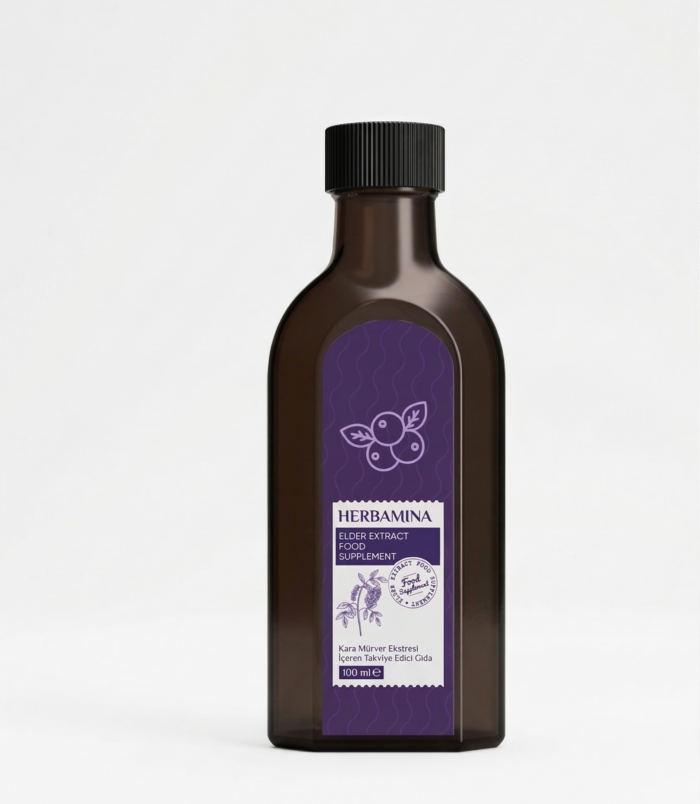 Herbamina Sirup mit Holunderextrakt (Karamürver) Herbamina Sirup mit Holunderextrakt (Karamürver)
