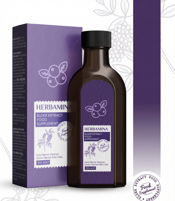 Herbamina Sirup mit Holunderextrakt (Karamürver) Herbamina Sirup mit Holunderextrakt (Karamürver)